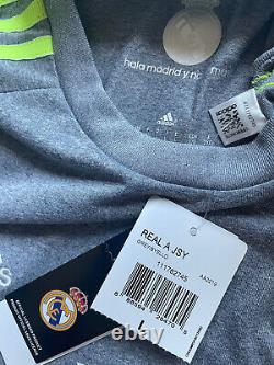 2015/16 Real Madrid Away Jersey #7 Ronaldo Large Adidas Soccer Football CR7 NEW