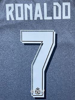 2015/16 Real Madrid Away Jersey #7 Ronaldo Large Adidas Soccer Football CR7 NEW