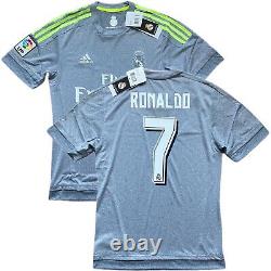 2015/16 Real Madrid Away Jersey #7 Ronaldo Small Adidas Soccer Football CR7 NEW