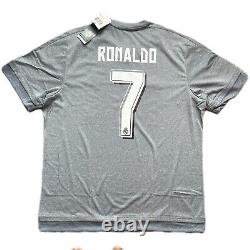 2015/16 Real Madrid Away Jersey #7 Ronaldo XL Adidas Soccer Football CR7 NEW