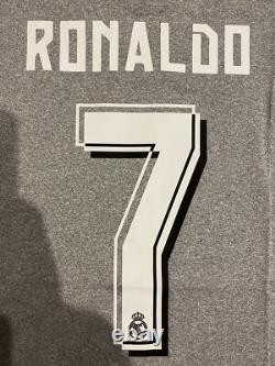 2015/16 Real Madrid Away Shirt Jersey UCL No. 7 Ronaldo Size XL