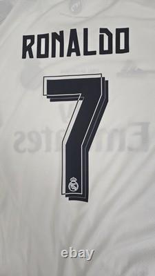 2015/16 Real Madrid Home #7 RONALDO Adizero Player Version Authentic S12654