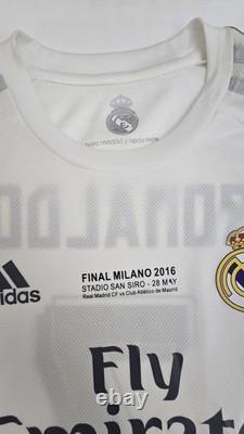 2015/16 Real Madrid Home #7 RONALDO Adizero Player Version Authentic S12654