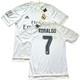2015/16 Real Madrid Home Jersey #7 Ronaldo Small Adidas Soccer Champions CR7