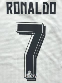 2015/16 Real Madrid Home Jersey #7 Ronaldo Small Adidas Soccer Champions CR7