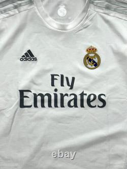 2015/16 Real Madrid Home Jersey #7 Ronaldo Small Adidas Soccer Champions CR7