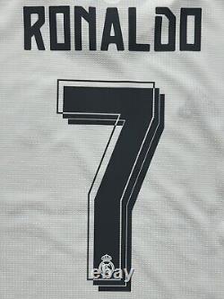 2015/16 Real Madrid Home Jersey #7 Ronaldo XL Adidas Soccer Champions CR7 NEW