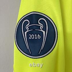 2015 2016 MATCH ISSUE Real Madrid Navas Player Home Soccer Jersey Shirt Kit Long