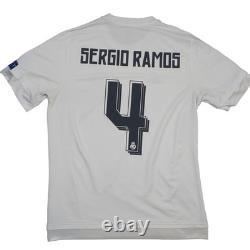 2015/2016 Real Madrid Home Sergio Ramos Football Jersey (L) 7/10