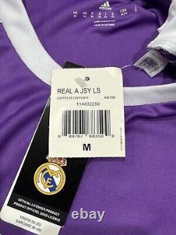 2016/17 Real Madrid Away Jersey #7 RONALDO Medium Adidas Long Sleeve CR7 NEW