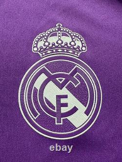 2016/17 Real Madrid Away Jersey #7 RONALDO Medium Adidas Long Sleeve CR7 NEW