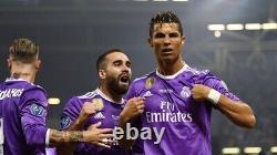 2016/17 Real Madrid Away Jersey #7 RONALDO Medium Adidas Long Sleeve CR7 NEW