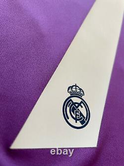 2016/17 Real Madrid Away Jersey #7 RONALDO Medium Adidas Long Sleeve Soccer NEW
