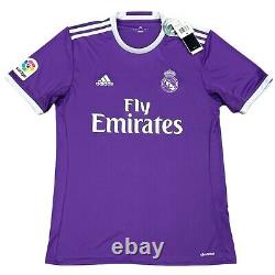 2016/17 Real Madrid Away Jersey #7 RONALDO Medium Adidas Soccer CR7 Purple Kit