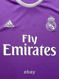 2016/17 Real Madrid Away Jersey #7 RONALDO Medium Adidas Soccer CR7 Purple Kit