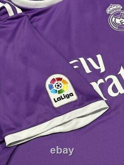 2016/17 Real Madrid Away Jersey #7 RONALDO Medium Adidas Soccer CR7 Purple Kit