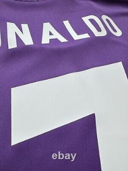 2016/17 Real Madrid Away Jersey #7 RONALDO Medium Adidas Soccer CR7 Purple Kit