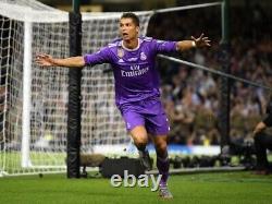 2016/17 Real Madrid Away Jersey #7 RONALDO Medium Adidas Soccer CR7 Purple Kit