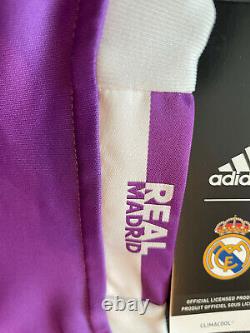 2016/17 Real Madrid Away Jersey #7 RONALDO Small Adidas Long Sleeve Soccer NEW