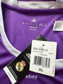 2016/17 Real Madrid Away Jersey #7 RONALDO XL Adidas Long Sleeve CR7 NEW