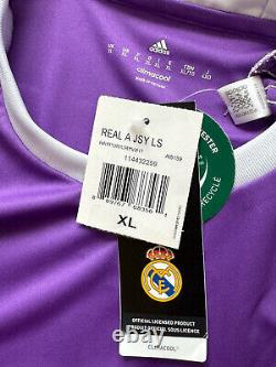 2016/17 Real Madrid Away Jersey #7 RONALDO XL Adidas Long Sleeve CR7 NEW