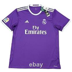 2016/17 Real Madrid Away Jersey #7 RONALDO XL Adidas Soccer CR7 Purple Kit