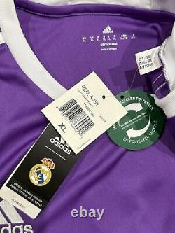 2016/17 Real Madrid Away Jersey #7 RONALDO XL Adidas Soccer CR7 Purple Kit