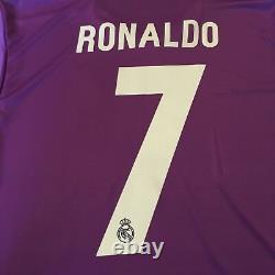 2016/17 Real Madrid Away Jersey #7 RONALDO XL Adidas Soccer LOS BLANCOS CR7 NEW