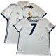 2016/17 Real Madrid Home Jersey #7 RONALDO 2 XL Adidas Short Sleeve CR7 NEW
