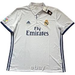 2016/17 Real Madrid Home Jersey #7 RONALDO 2 XL Adidas Short Sleeve CR7 NEW