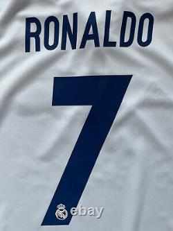 2016/17 Real Madrid Home Jersey #7 RONALDO 2 XL Adidas Short Sleeve CR7 NEW