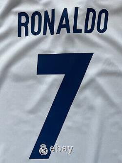 2016/17 Real Madrid Home Jersey #7 RONALDO Large Adidas Short Sleeve CR7 NEW