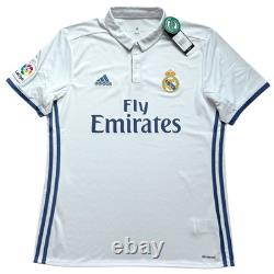 2016/17 Real Madrid Home Jersey #7 RONALDO Large adidas Soccer La Liga CR7 Kit
