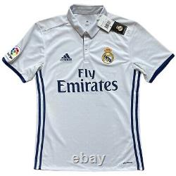 2016/17 Real Madrid Home Jersey #7 RONALDO Small Adidas Short Sleeve CR7 NEW