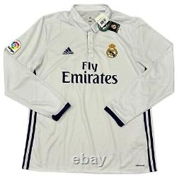 2016/17 Real Madrid Home Jersey #7 RONALDO XL Adidas Long Sleeve CR7 NEW