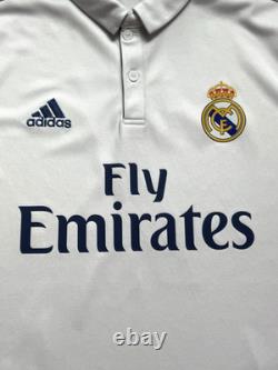 2016/17 Real Madrid Home Jersey #7 Ronaldo adidas XL Long Sleeve CR7 white