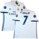 2016/17 Real Madrid Home UCL Jersey #7 RONALDO XL adidas Champions League Kit