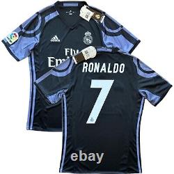2016/17 Real Madrid Third Jersey #7 RONALDO Small adidas 3rd Soccer CR7 kit