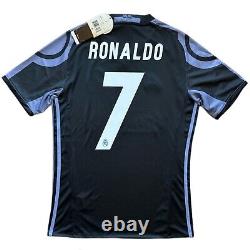 2016/17 Real Madrid Third Jersey #7 RONALDO Small adidas 3rd Soccer CR7 kit