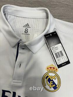 2016/2017 adidas BNWT Real Madrid Home Player Issue Adizero 8 Ronaldo L CD8474