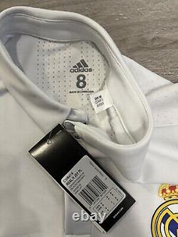 2016/2017 adidas BNWT Real Madrid Home Player Issue Adizero 8 Ronaldo L CD8474