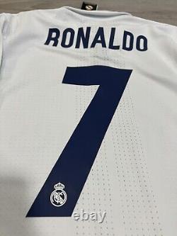 2016/2017 adidas BNWT Real Madrid Home Player Issue Adizero 8 Ronaldo L CD8474