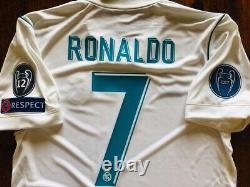 2017/18 Adidas Real Madrid #7 RONALDO HOME SOCCER JERSEY AZ8059