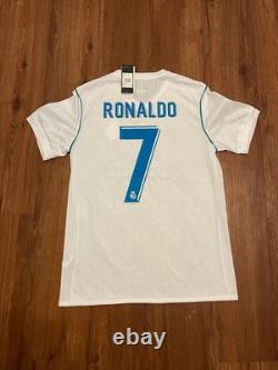 2017/18 Real Madrid Champions League Home Jersey #7 Ronaldo Player Version