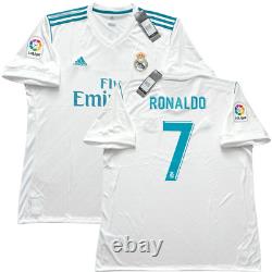 2017/18 Real Madrid Home Jersey #7 Ronaldo XL adidas Soccer La Liga CR7 kit