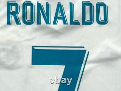 2017/18 Real Madrid Home Jersey #7 Ronaldo XL adidas Soccer La Liga CR7 kit