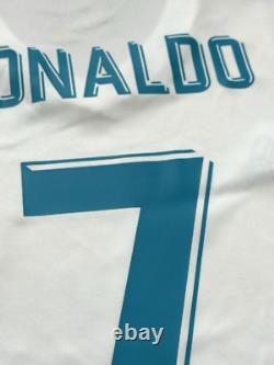 2017/18 Real Madrid Home Jersey #7 Ronaldo XL adidas Soccer La Liga CR7 kit