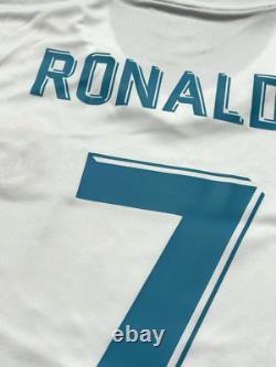 2017/18 Real Madrid Home Jersey #7 Ronaldo XL adidas Soccer La Liga CR7 kit