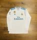 2017/18 Real Madrid Home L/S Player Issue Shirt Jersey No. 7 C. Ronaldo Size 12