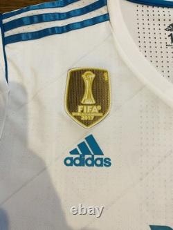 2017/18 Real Madrid Home L/S Player Issue Shirt Jersey No. 7 C. Ronaldo Size 12